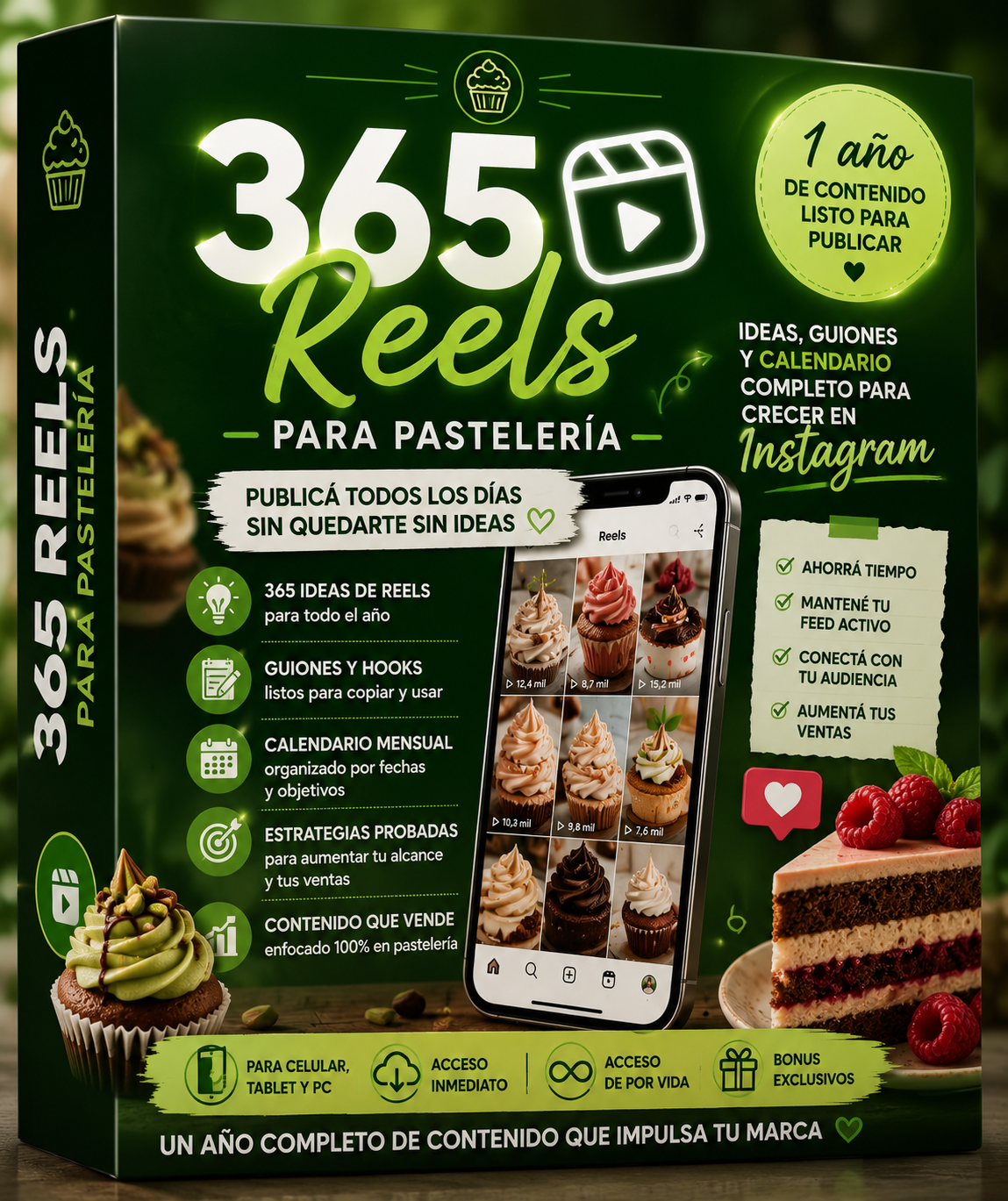 365 REELS PARA PASTELERIA